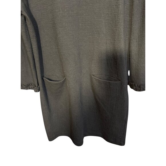 Tabitha Webb Womens Blue Textured 3/4 Sleeve Dress With Pockets - Picture 5 of 5